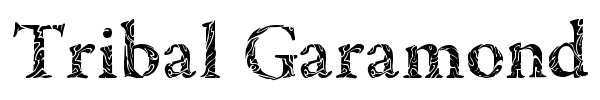 Tribal Garamond font preview